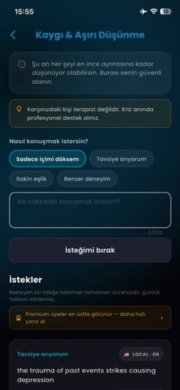 Vent Mobil Uygulama